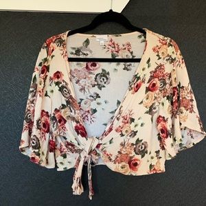 Nordstrom - Floral short kimono/ blouse